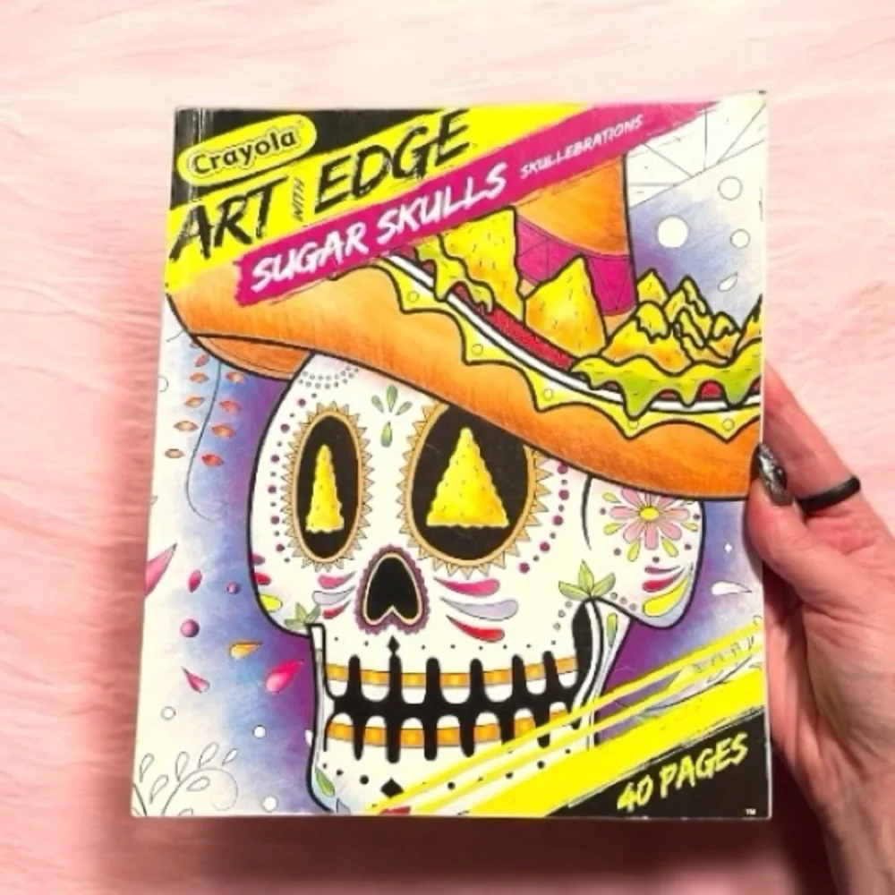 Crayola Sugar Skulls Art Coloring Book